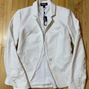 Express white blazer